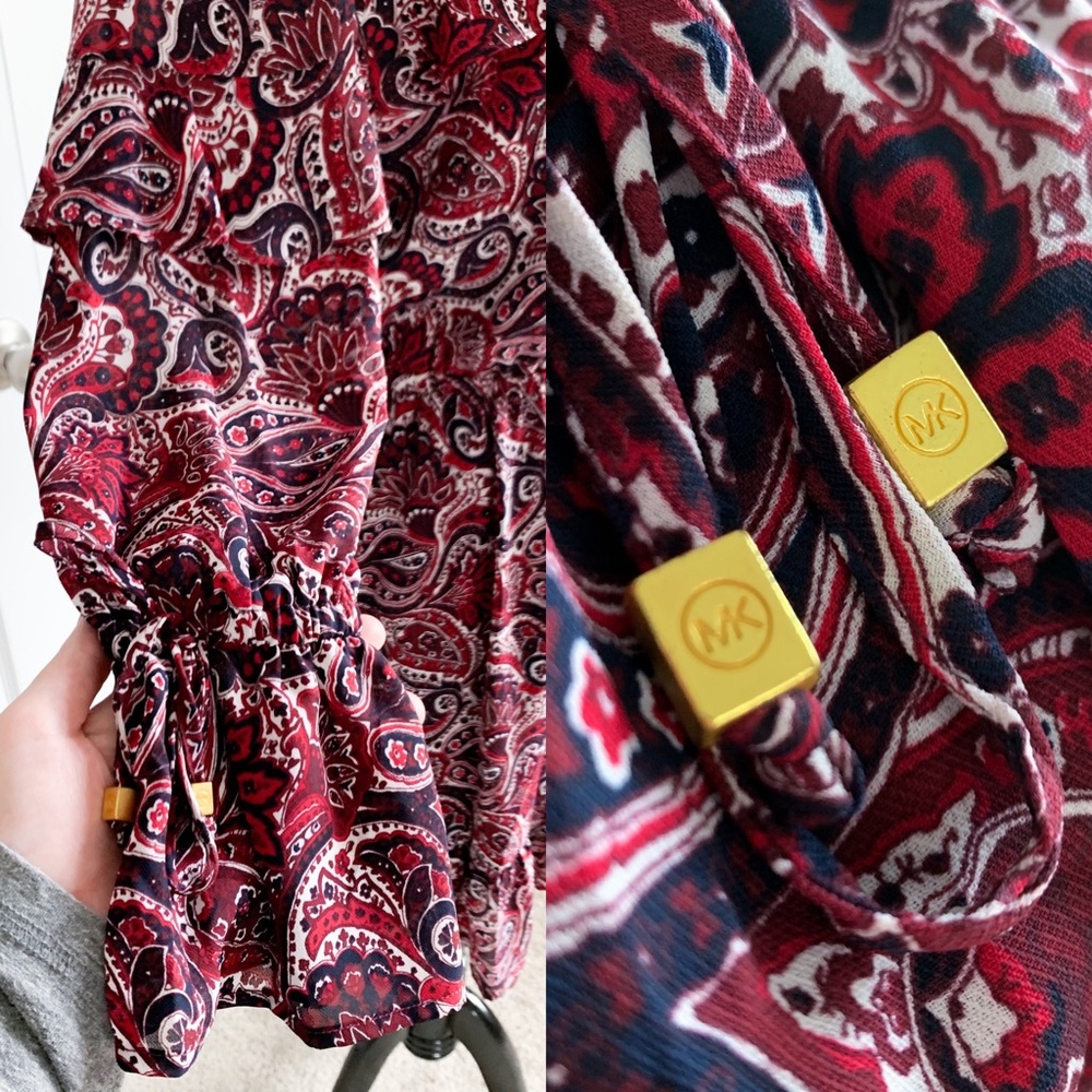 Paisley Ruffle Dress - Picture 5 of 8